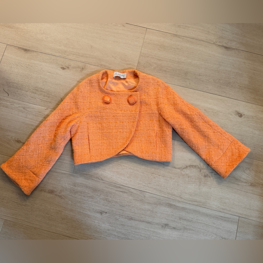 SERENA KAY Vintage Paris Designer Crop Jacket